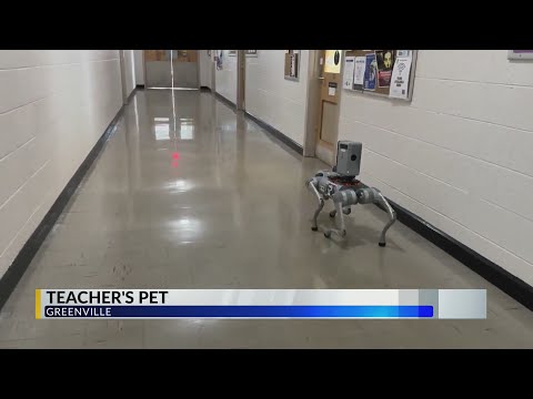 Robot dog helps ECU students learn construction management