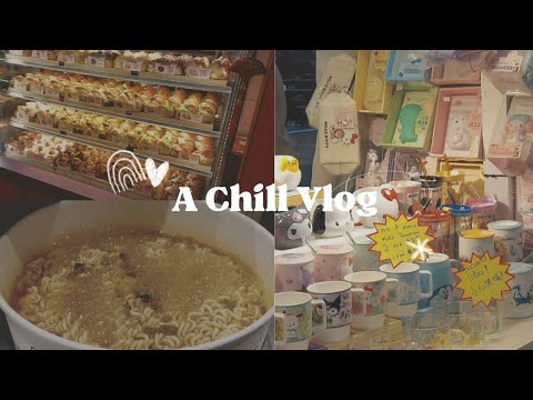 a chill vlog🎧♡☕ | foods, tv, shops [cosy & relaxing]