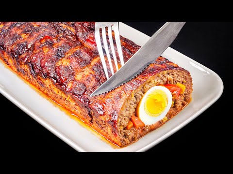 The SECRET to Making the Most DELICIOUS Meatloaf!🔝Recipe from a German magazine from the 60s!🇩🇪