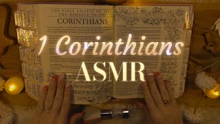 ASMR Bible Reading - 1 Corinthians whispered reading triggers