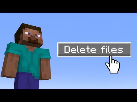 What if you delete Minecraft while playing it?