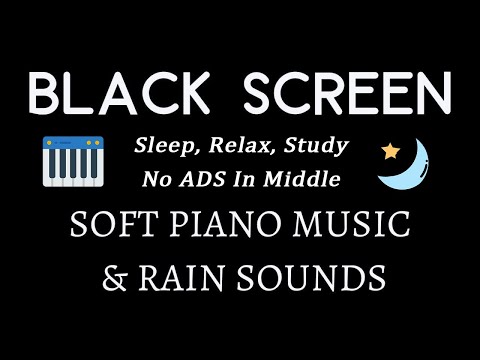 Soft Rain & Relaxing Piano Music - Calm Music for Healing Of Stress, Deep Sleep, Study, Meditation