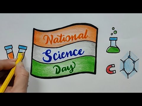 national science day drawing /national science day poster /national science day easy project drawing