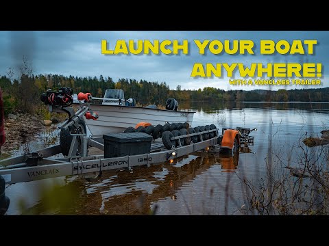 Launch your boat anywhere! with a Vanclaes trailer