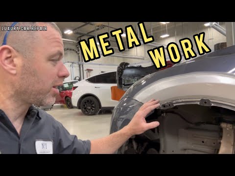 TESLA REPAIR - Tesla fender / wing repair