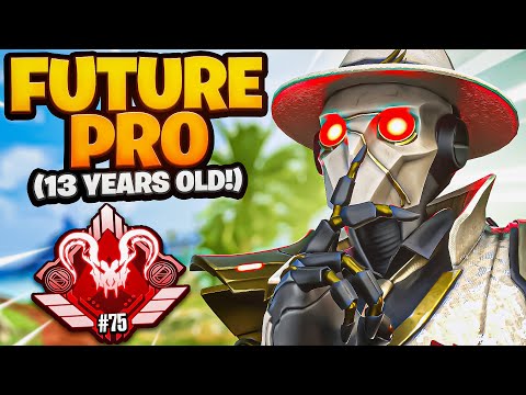 This 13 Year Old Dominates Pred Ranked! (Apex Legends)