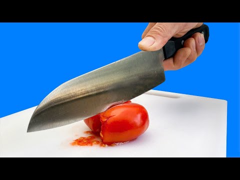 Knife Like Razor Sharp! Sharpen Your Knives in 1 Minute with These Amazing Knife Sharpening Methods