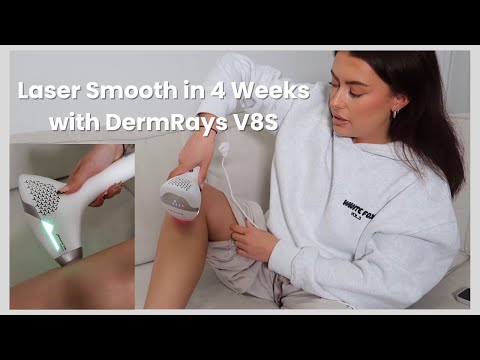 Laser Smooth with DermRays V8S | At-Home Laser Hair Removal Test