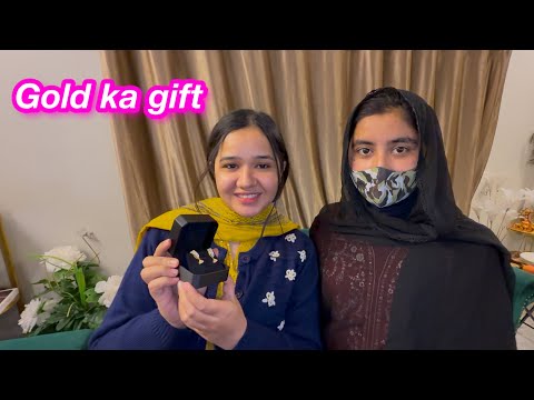 Gold gift diya | tyari shuro hogyi | sitara yaseen vlog