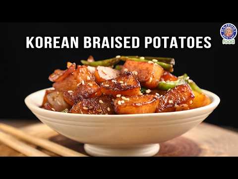 Korean Braised Potatoes | How To Make Gamja Jorim | Quick and Easy Side Dish Recipe | Chef Bhumika