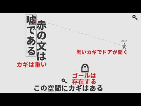 「ない」をぶつけてルールを改変する、救いのないゲーム【黒くないカギで開かないドアはない】（単発）