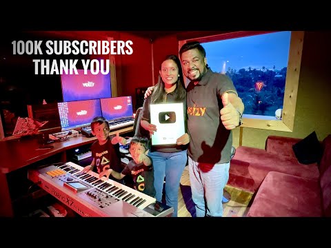 Voizy Music 100K Silver Play Button Unboxing 2023 | Thilina Ruhunage - Rachitha Wakista