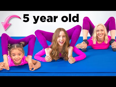 Ages 5-50 Compete to be the Most Flexible