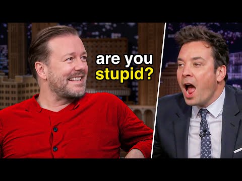 10 Times Ricky Gervais DESTROYED Rude Interviewers..