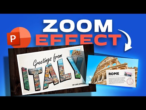 🔥 INSANE "Postcards" presentation in POWERPOINT with an INFINITE ZOOM