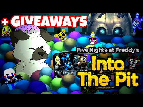 FNAF INTO THE PIT LIVE + FNAF FIGURE GIVE-AWAYS!