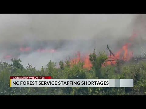 N.C. Forest Service dealing with staff shortages in addition to wildfires