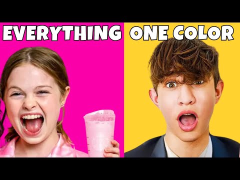 Every time we Bought EVERYTHING in ONE COLOR!!