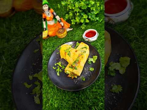 Stuffed Besan Cheela Recipe | Healthy Breakfast | Besan Chilla #youtubeshorts #shorts #besanchilla