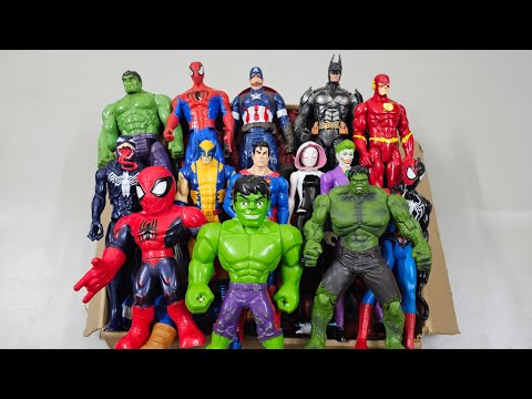 IRONMAN VS HULK VS CAPTAIN AMERICA VS SPIDERMAN VS THANOS VS VENOM SUPERHERO AVENGERS UNBOXING