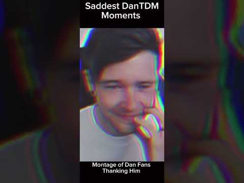 Saddest DanTDM Moments :( #dantdm #sad #shorts