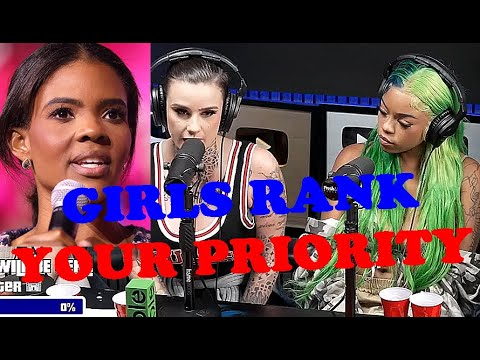 GIRLS Rank your priority (Men, careers, and fun) Rank 1-3. Guest - Candace Owens - Mar 2024