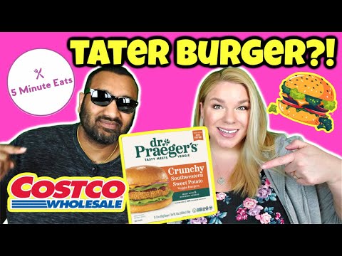 Costco Dr Praeger's Crunchy Southwestern Sweet Potato Burgers Review