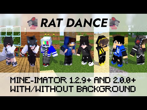 Rat Dance🐀 || Minecraft Animation (Free .miproject file)