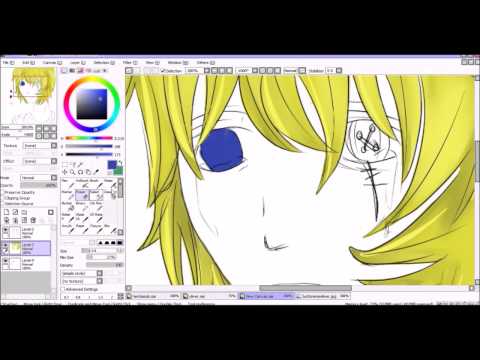 Coloring Button Eye 2/2