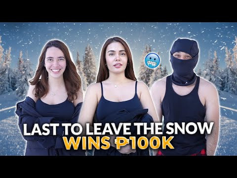 LAST TO LEAVE THE SNOW WINS 100K! | IVANA ALAWI