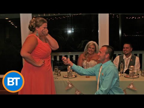 Would you be mad if someone proposed at your wedding?