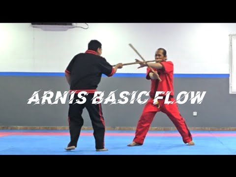 Arnis basic classical strikes flow drill of Filipino Martial Arts