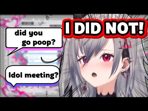 Chat Bullied Riona For Going To "Idol Meeting" While Streaming...【Hololive】