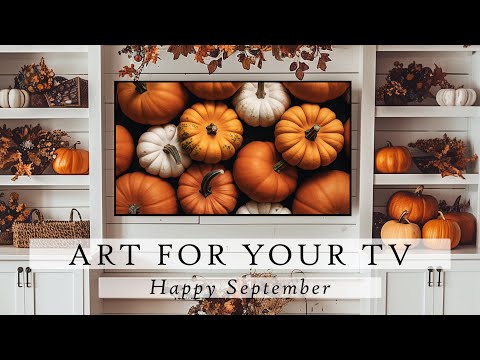 Happy September Art For Your TV | Autumn TV Art | Fall TV Art | Fall Decor | 4K | 3 Hours