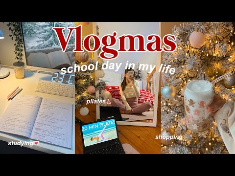 VLOGMAS 2024 / school diaries: mój dzień podczas szkoły☕🎧