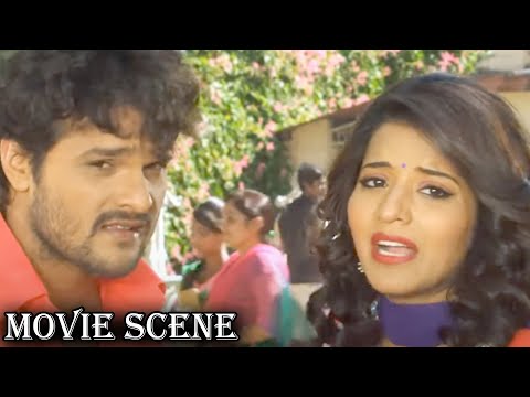 किसको देखकर Monalisa डर गई ? Khesari की जान खतरे में ? जरुर देखिए | Bhojpuri Movie Scene