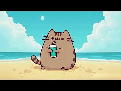 Pusheen’s Peaceful Retreat 🌼 Lofi Chillhop for Quiet Moments