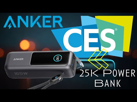 Anker At CES- NEW Powerbank 25,000mAh Beast Hands On!