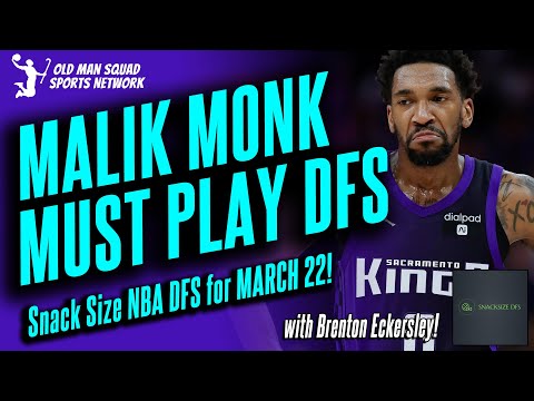 Malik Monk is in a PRIME spot! NBA DFS Plays for Saturday, March 22, 2025