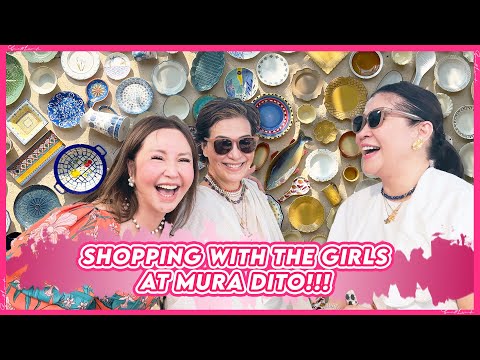 SHOPPING FOR TABLEWARE AT MURA DITO WITH MY BESHIES! | Small Laude