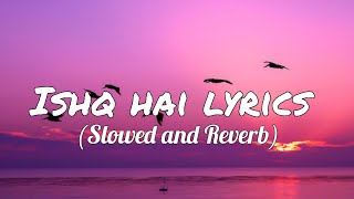 Ishq Hai Lofi Lyrics|| Slowed and Reverb|| Lofi Music|| Hindi Lo-fi Song🎧🤍✨