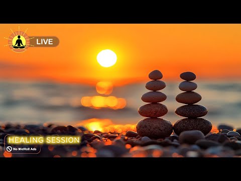 🔴 Beautiful Relaxing Peaceful Music 24/7 🌊3185 - Deep Healing Meditation, Sleeping, Zen, Ocean Waves