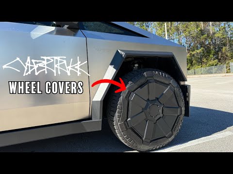 Cybertruck Wheel Covers Are HERE- Looking Better!