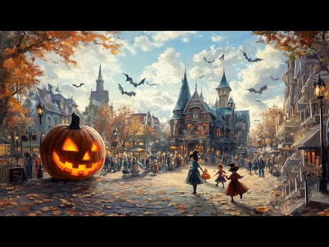 Halloween Vintage TV Art | 18 Images | 3 Hours | Halloween TV Art | Ghost TV Art | Fall Decor | 4K