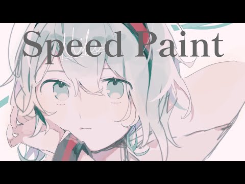 【イラストメイキング】❀初音ミク❀【クリスタ指描き】speedpaint