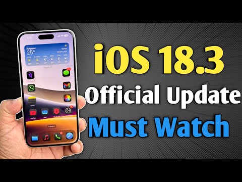 iOS 18.3 Official Update Releasing Soon | iOS 18.3 RC