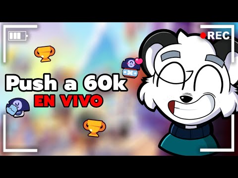 SUBIENDO A 60.000 COPAS EN DIRECTO! 🏆🔴 Jugando Brawl Stars de chill