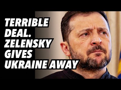 Terrible deal. Zelensky gives Ukraine resources to US