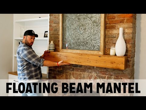 REAL Barn Wood Beam Mantel