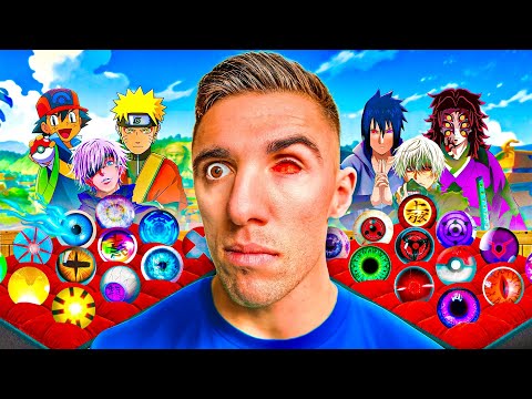 I Tried Every ANIME EYE in The World